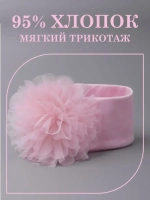 Повязка на голову бантик для девочки