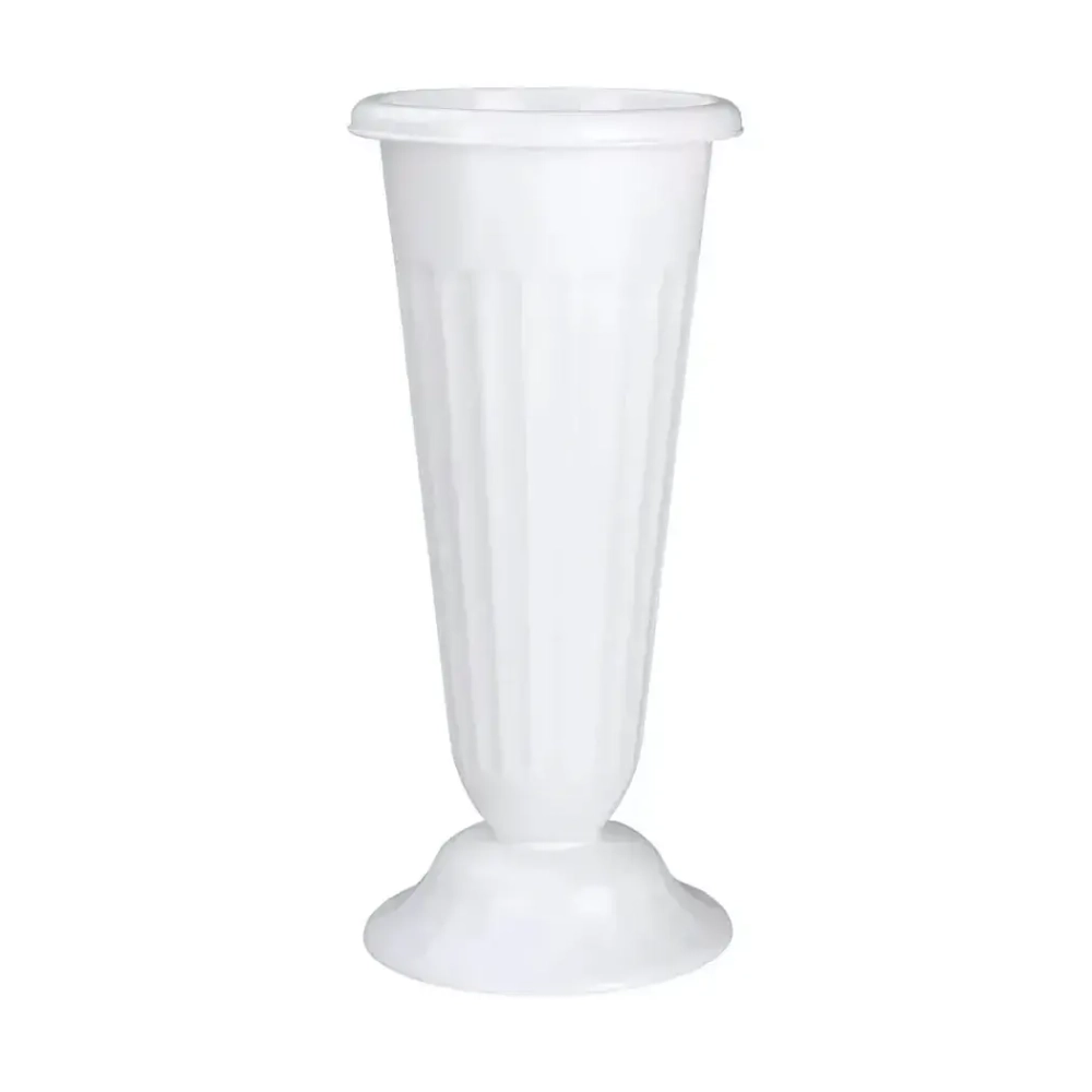 Ваза для цветов под срезку (D210мм,выс440мм) (белый)