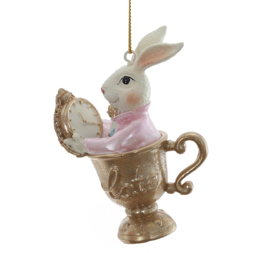 GAEM Фигурка декоративная подвесная "Заяц", L5,5 W3,5 H8,5 см, 2в.