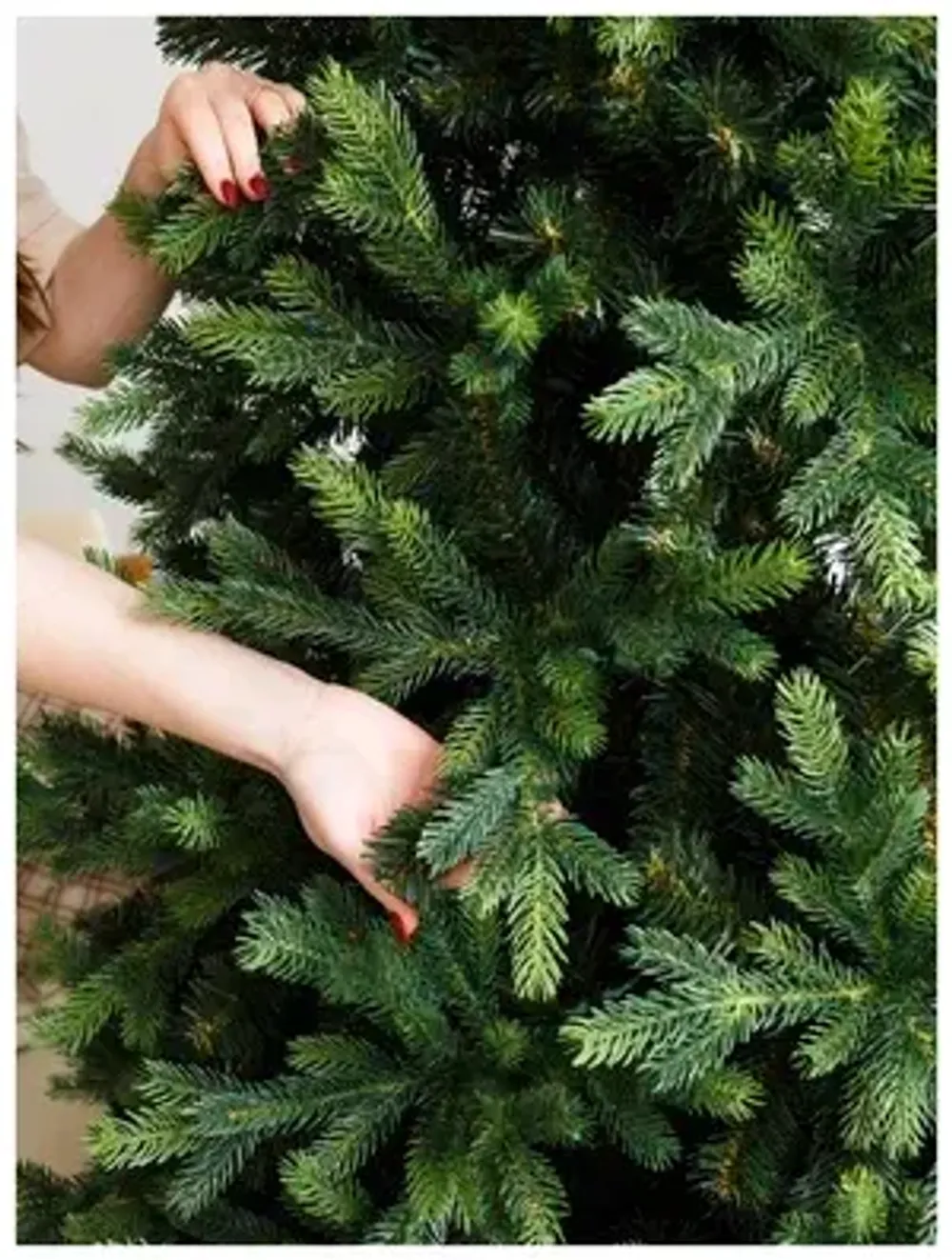 Елка с гирляндой «Грацио» (Литая+пвх) 150 см / 1,5 м