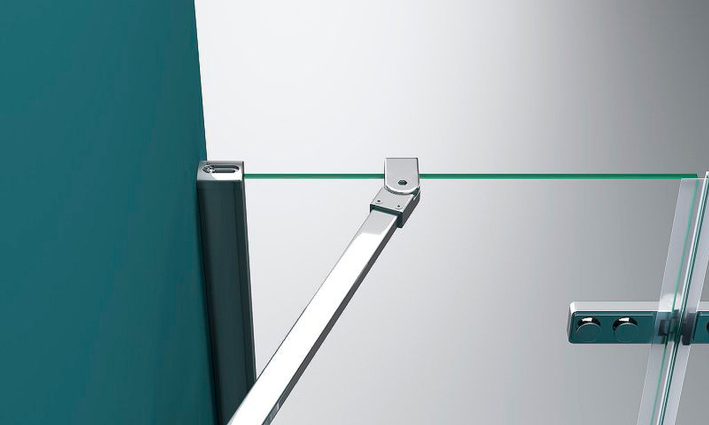 Душевая дверь BelBagno Kraft 120 KRAFT-B-12-60/60-C-Cr-R профиль Хром стекло прозрачное