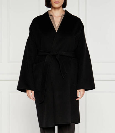 Хлопковое пальто Weekend MaxMara - черный(250160116)