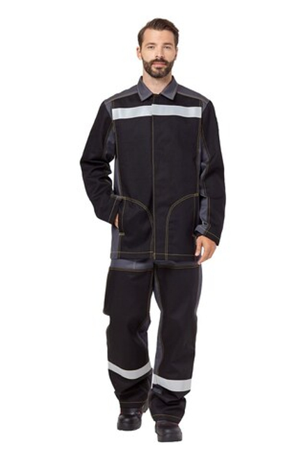 Костюм сварщика "Файмер I" серый/чёрный