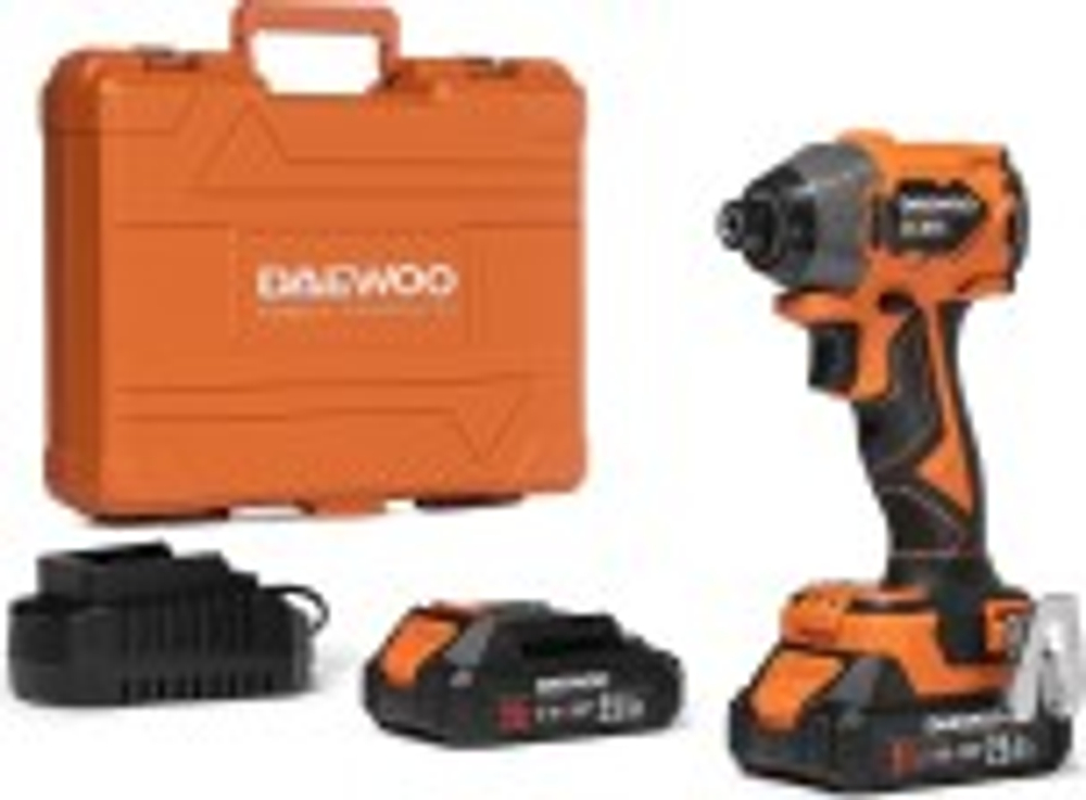 Винтоверт ударный аккумуляторный DAEWOO DAX 3021Li SET