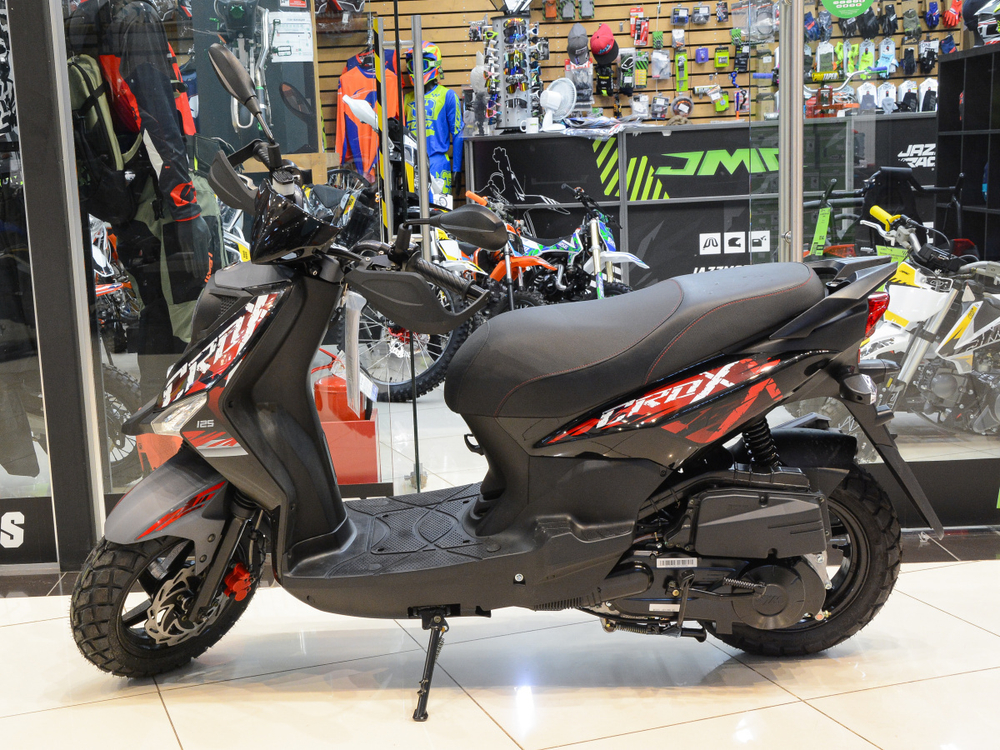 Скутер SYM CROX 125 Черный матовый