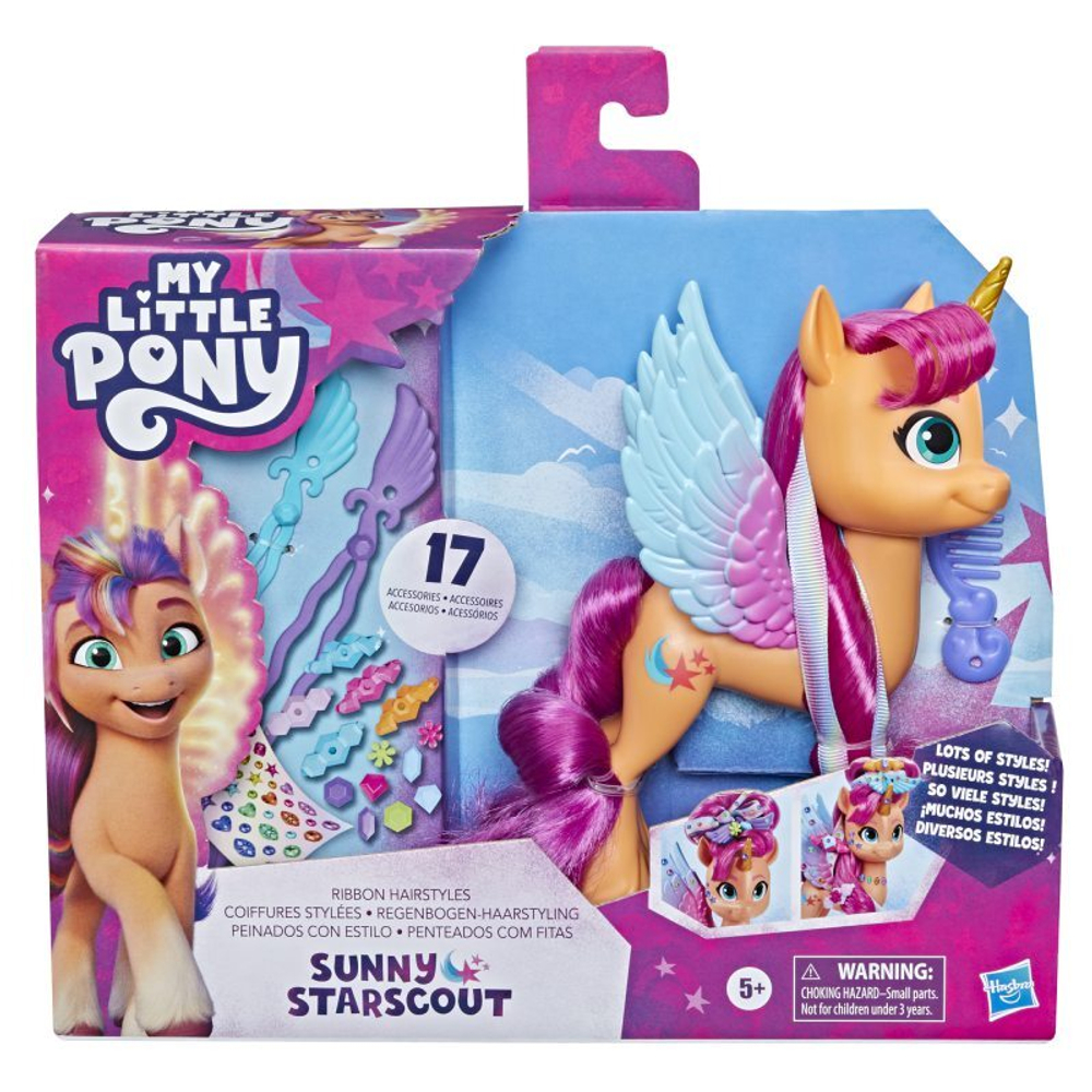My Little Pony - Солнечная пони с модной лентой + 17 аксессуаров F3873