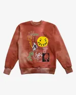 Толстовка Creepy Clothing Смайл Коричневая