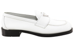 PRADA Patent Leather Loafers "White" Women"s