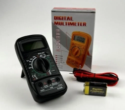 Мультиметр цифровой с прозвонкой тестер электрический автомобильный