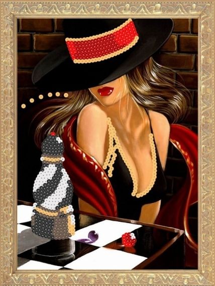 Партия - картина из пайеток, CME006