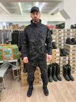 Тактический костюм Штурм / весна-лето / чёрный мультикам