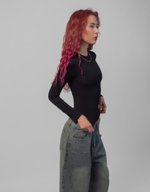 Лонгслив женский Skin Line (Onyx)