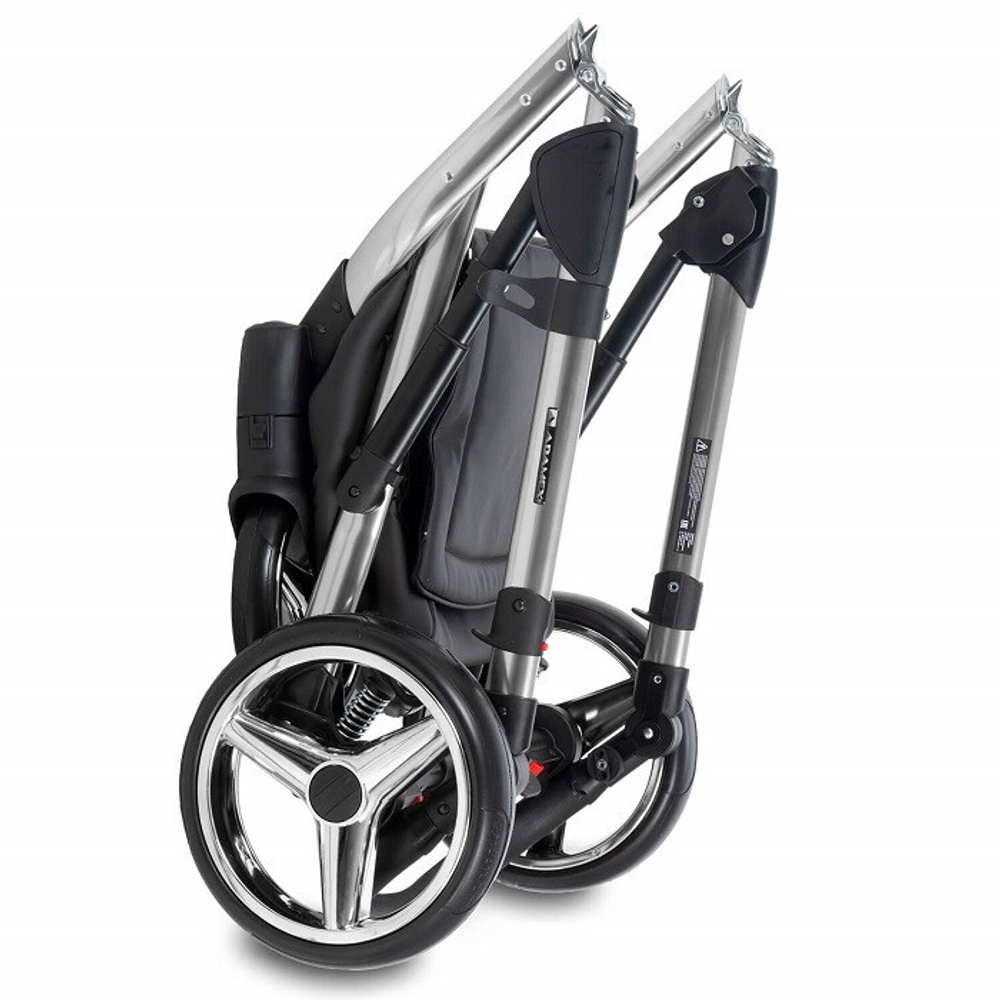 Детская коляска Adamex Chantal Star Collection 2 в 1 STAR105 белый+серебряный