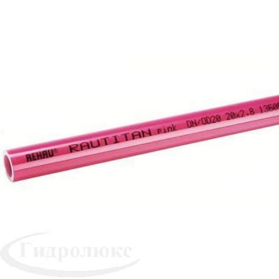 Труба 25*3,5 pink Rehau Rautitan