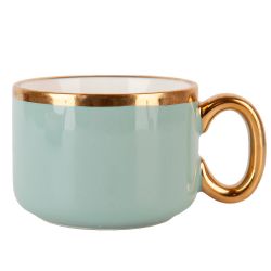 Чашка с блюдцем "Royal line.Mint " v=200мл. (min4) (транспортная упаковка)