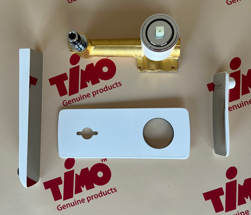 Смеситель для раковины встроенный Timo Helmi 4071/00-16SM хром-белый