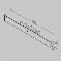 Накладной светильник Maytoni Bracket MOD492WL-L20BK