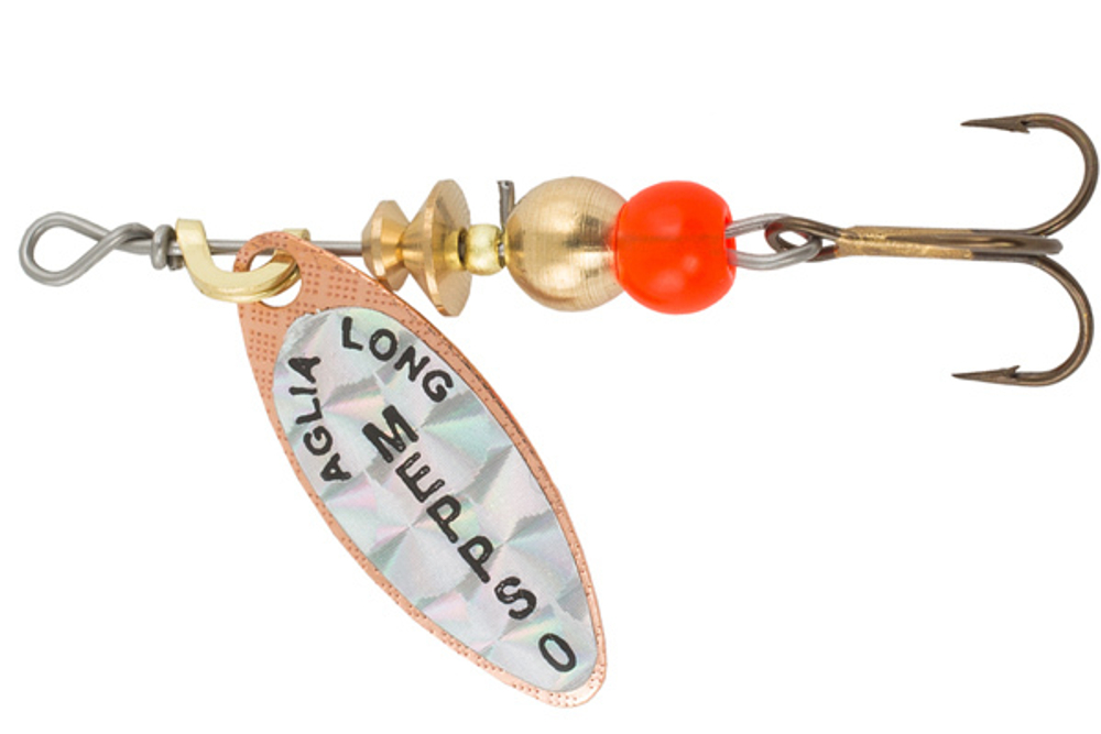 Блесна вращающаяся Mepps AGLIA LONG RAINBO, 0, Copper