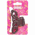 Заколка-краб для волос на блистере «Magic Gloss», кольца, микс 6 цветов, 6,5см