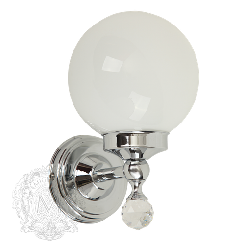 Светильник настенный, стекло Migliore Amerida ML.AMR-60.430.CR хром Swarowski