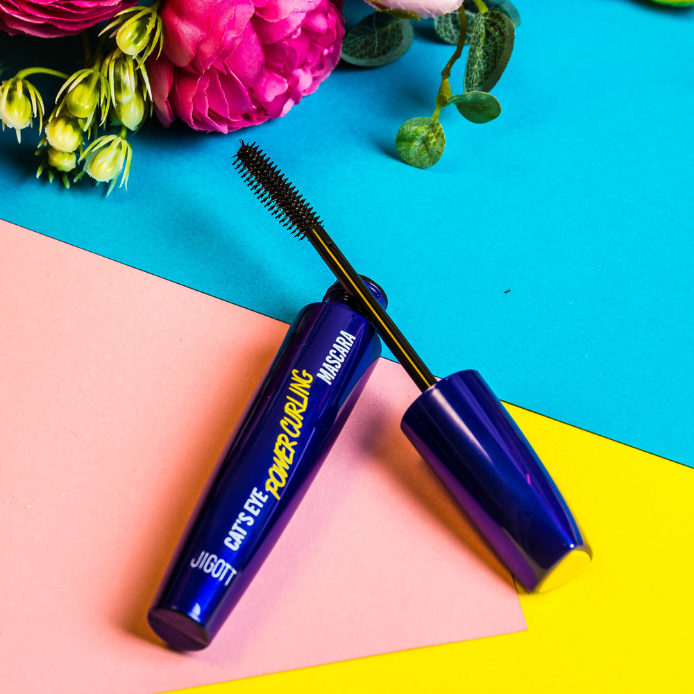 Jigott / Ухаживающая тушь для ОБЪЁМА /ПОДКРУЧИВАНИЯ/ УДЛИНЕНИЯ ресниц Cat's Eye Mascara, 12 гр