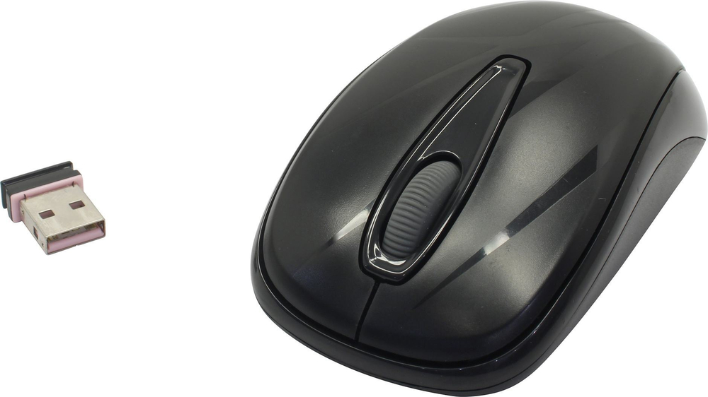 DELUX Wireless Mouse &lt;DLM-107GX+G07UF Black&gt; (RTL)  USB  3btn+Roll