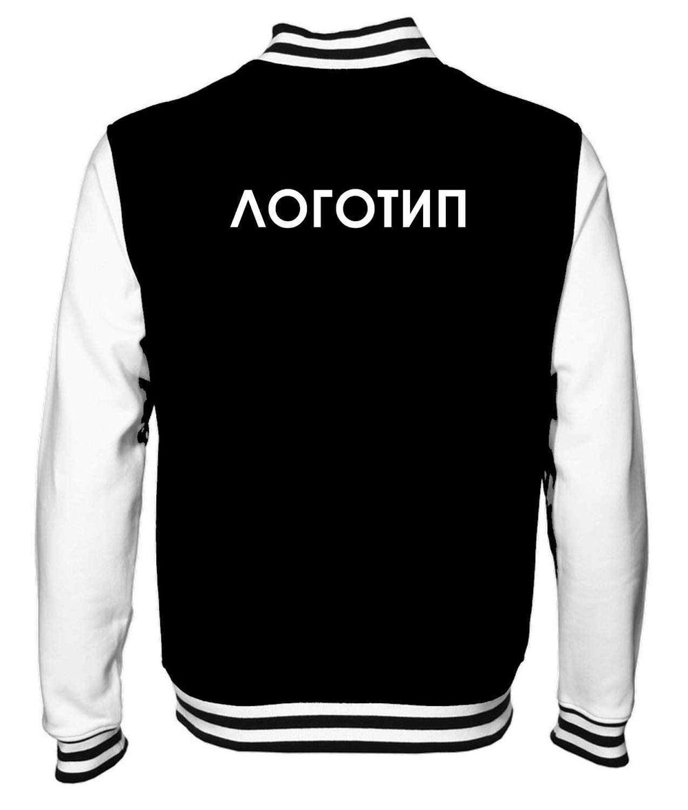 Мужской бомбер с вышивкой фото