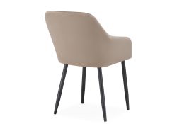 Кресло Стив черный / бежевый