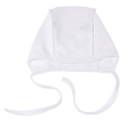 Шапочка-чепчик экрю