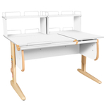 Растущая парта Дэми СУТ 25 с задними полками СУТ.15.240 (1200×880 мм)