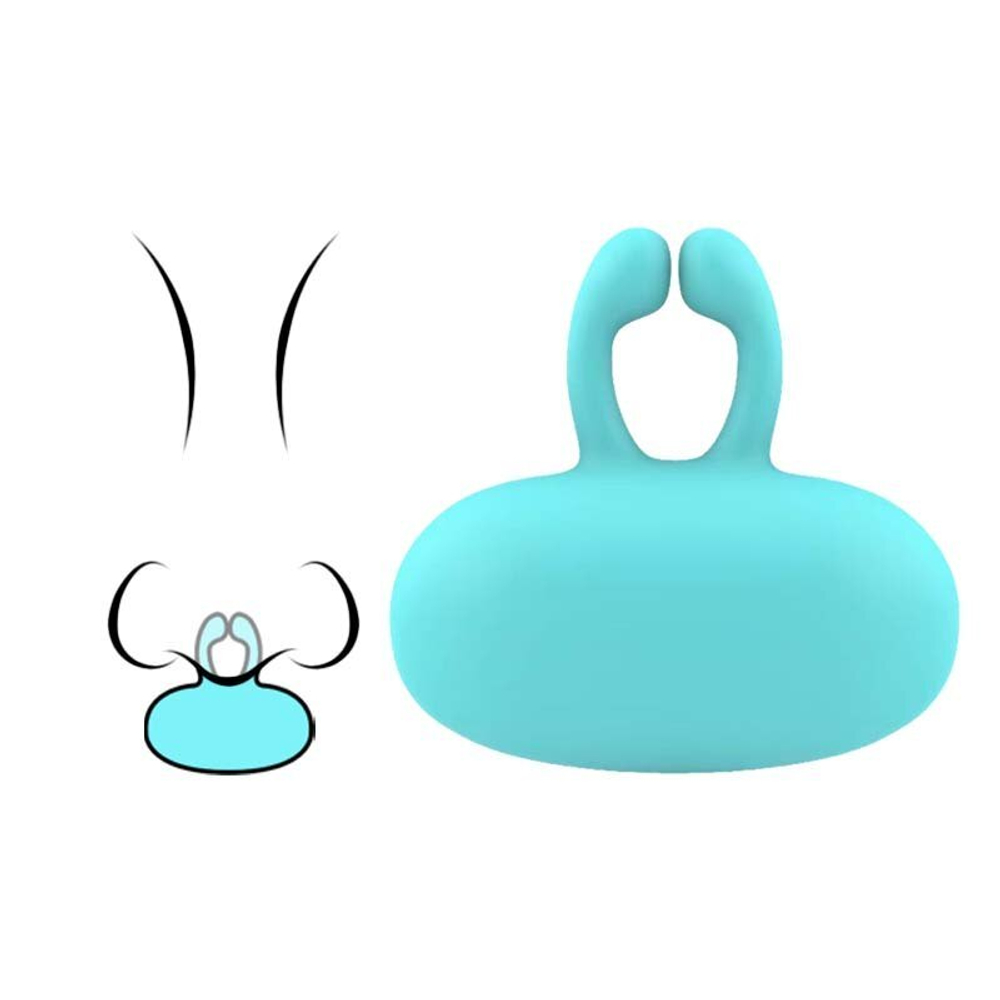 Бирюзовый многофункциональный стимулятор