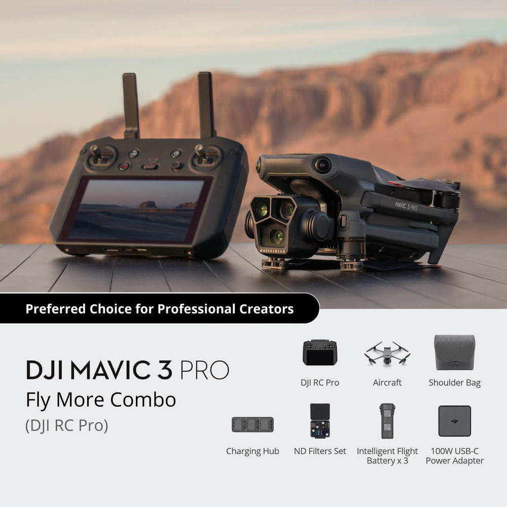 Mavic 3 Pro Fly More Combo (RC Pro)
