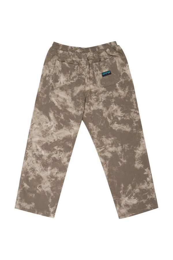 Брюки Canvas tube tie dye хаки - фото 4