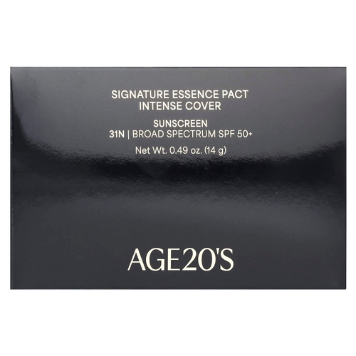 AGE20'S, Signature Essence Pact, Intense Cover, SPF 50+, 31N, 14 г (0,49 унции)