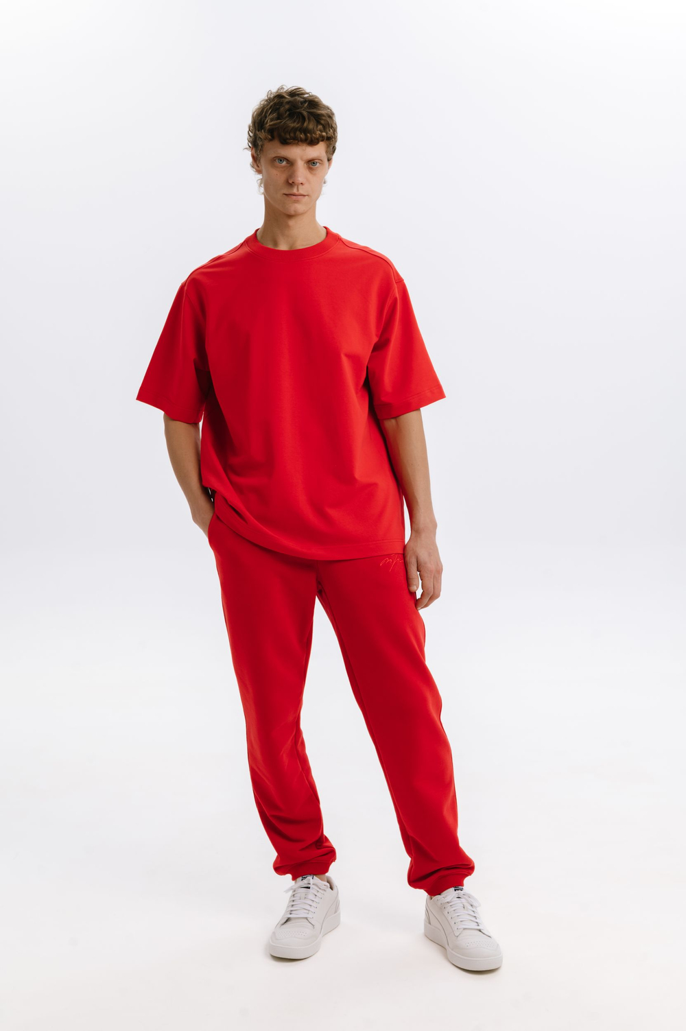 Футболка Mazzika Unisex Oversize OneSize, цвет красный