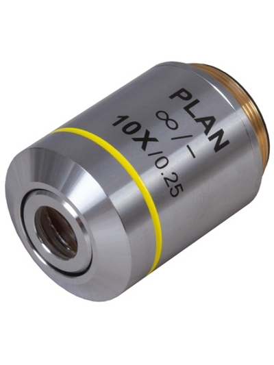 Объектив планахроматический Levenhuk MED 10x/беск