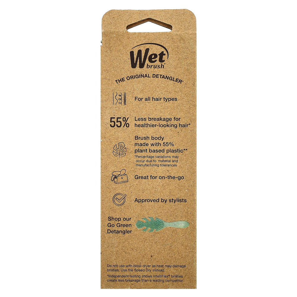 Wet Brush, Go Green, средство для расчесывания волос, розовый, 1 кисть