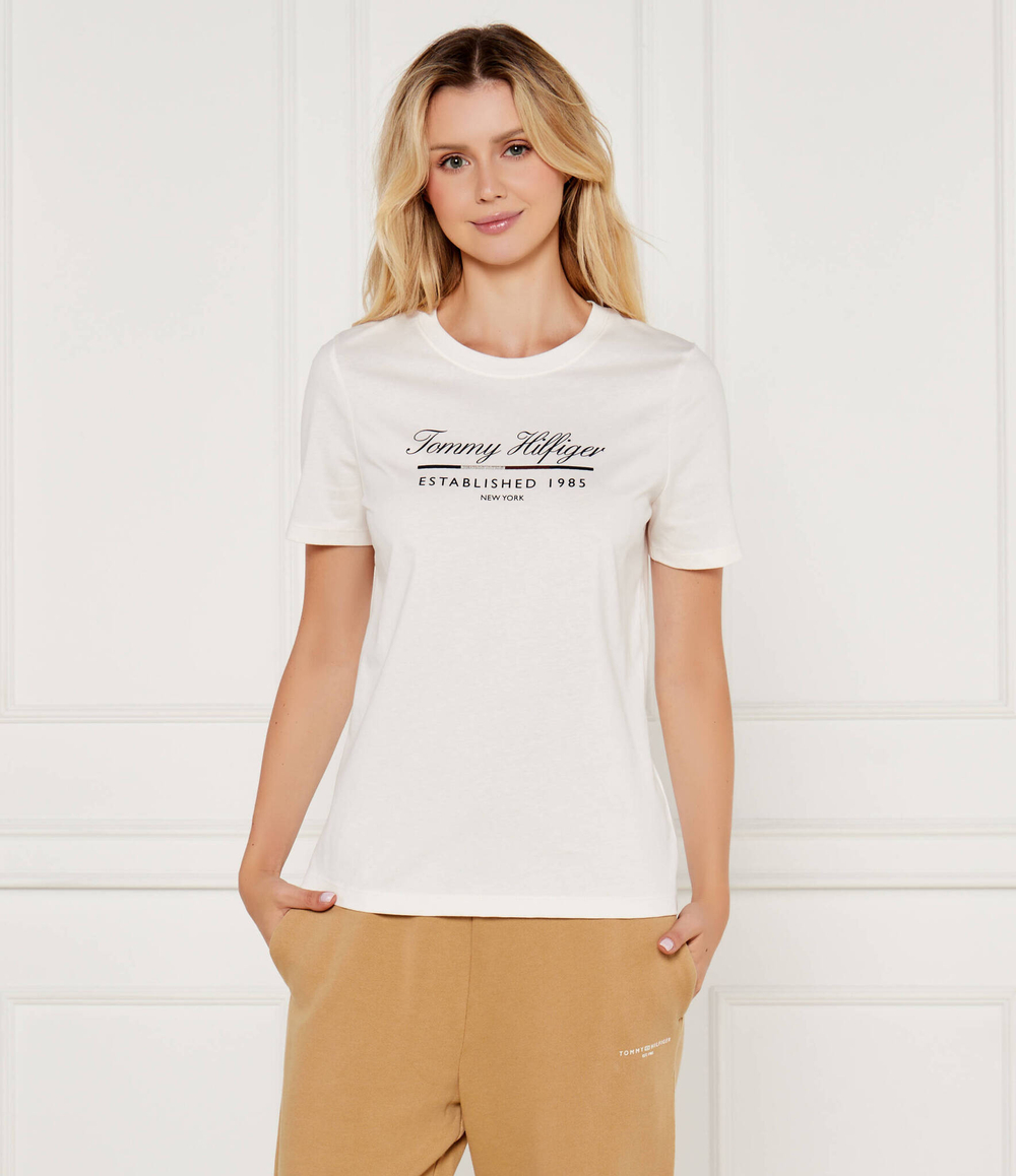 Футболка Tommy Hilfiger - кремовый(WW0WW43502)