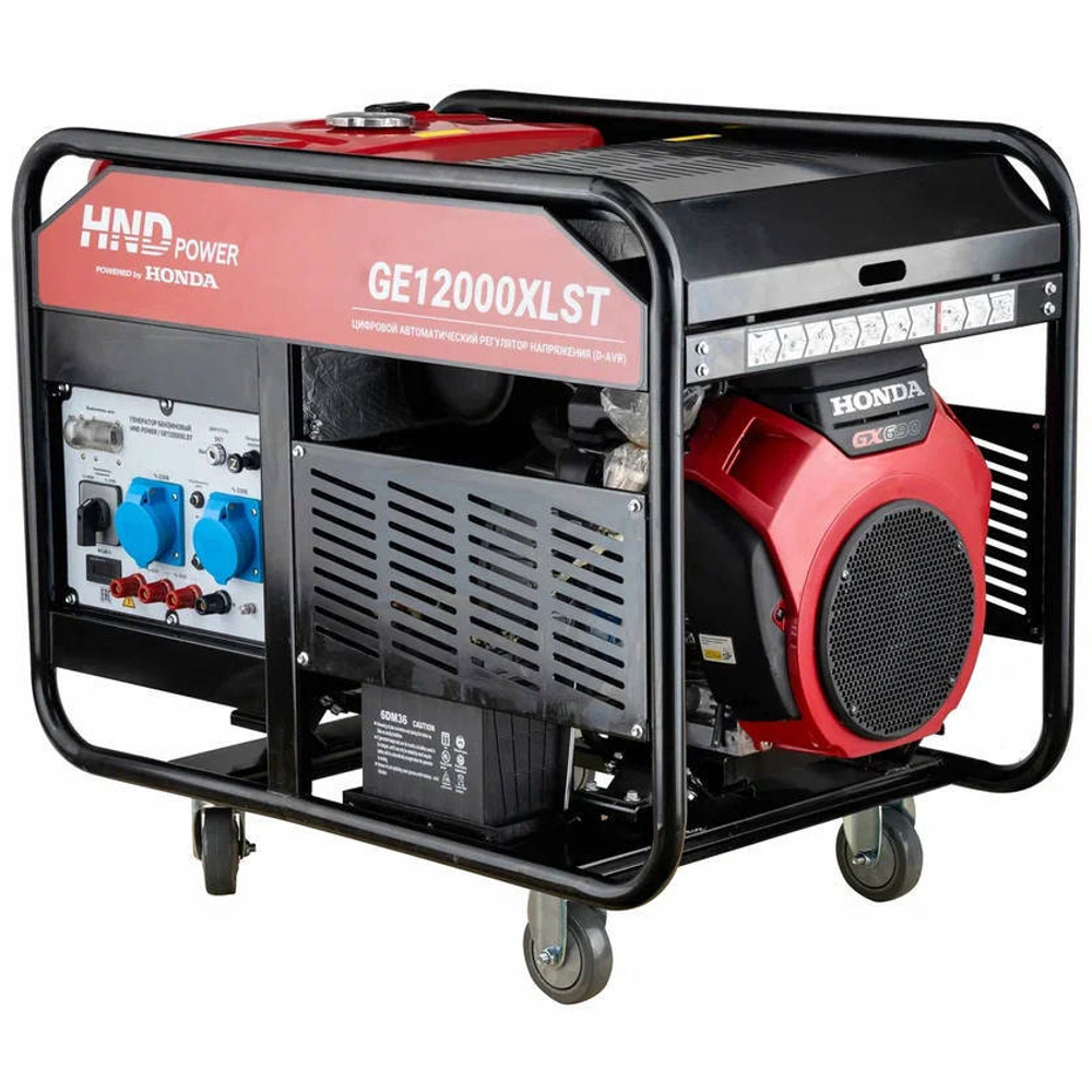 Генератор бензиновый HND (Honda) GE 12000 XLST