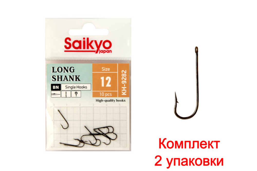 Крючки для рыбалки Saikyo KH-9282 BN LONG SHANK