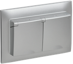 SKANDY Розетка 2-местная и крышкой 16А в сборе IP44 SK-R12S серебряный IEK
