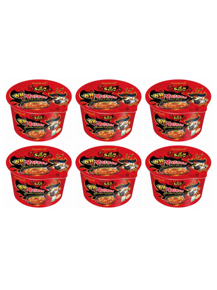 Лапша Samyang Острая курица 2xSpicy 105 г 6 шт