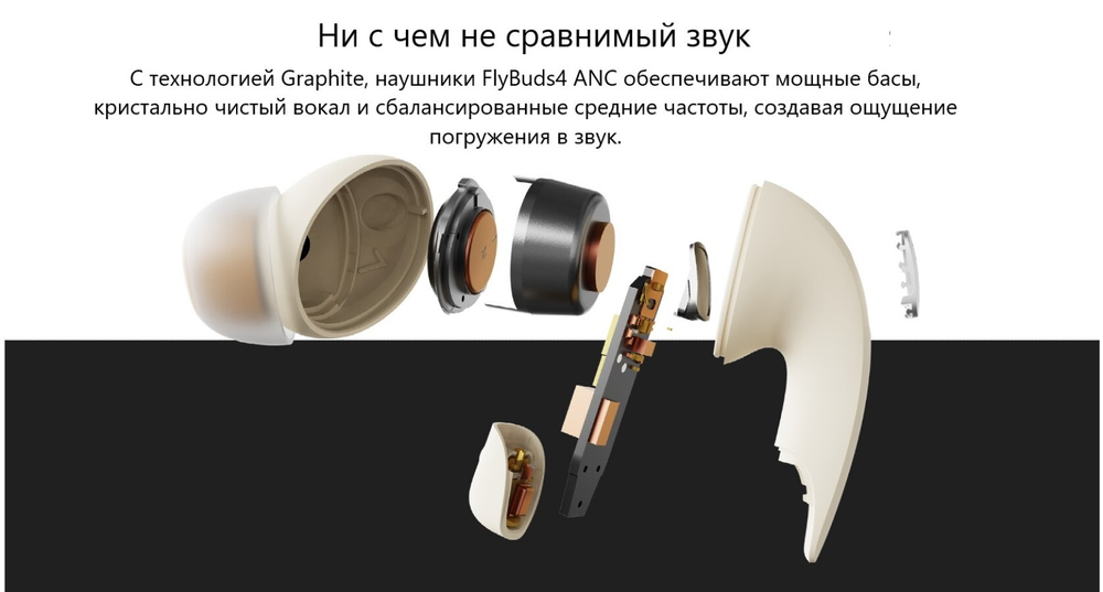 HiFuture FLYBUDS4 ANC TWS с 4 микрофонами, зеленые