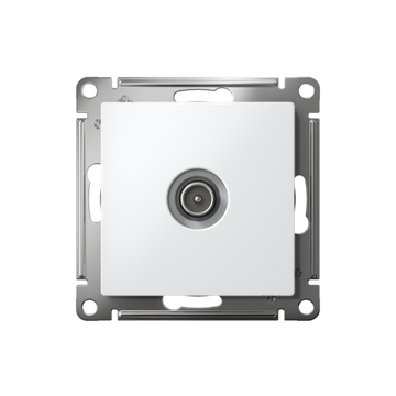 Розетка телевизионная оконечная TV AtlasDesign 1дБ механизм лотос SE ATN001391