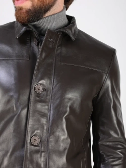 Кожаная куртка демисезонная