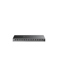 Коммутатор TP-Link SG2016P Коммутатор JetStream Smart с 16 гигабитными портами (8 портов PoE+)