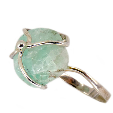 Кольцо "Гала" изумруд