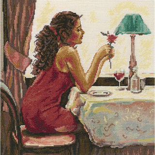 "Роза и вино"-M435  вышивка