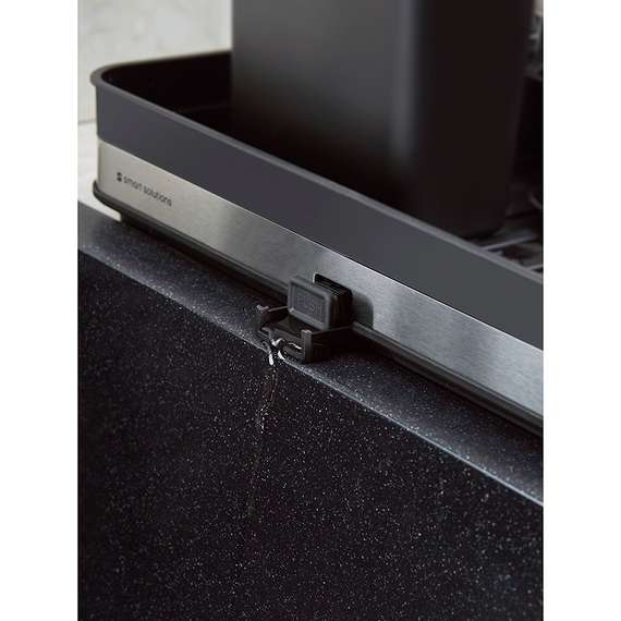 Сушилка для посуды atle раздвижная большая, черная