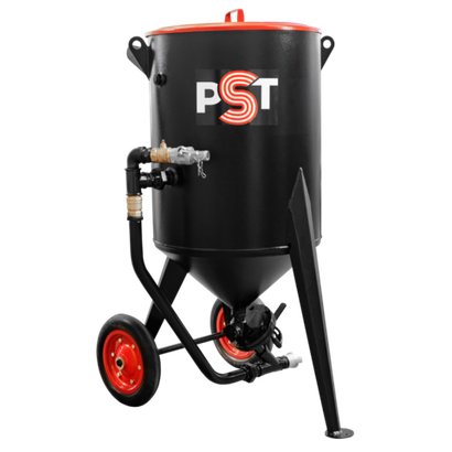 Напорная пескоструйная бочка PST-200 с шиберным дозатором